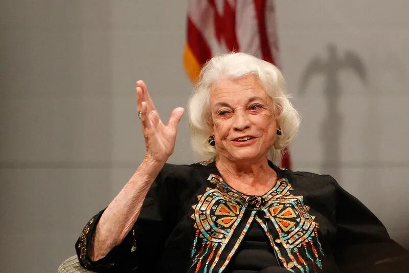 Retired Justice Sandra Day OConnor The First Woman On The Supreme