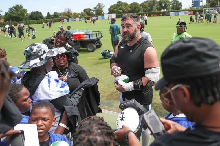 Eagles’ Jason Kelce has ‘routine clean-out’ elbow surgery; source says he’ll return before opener