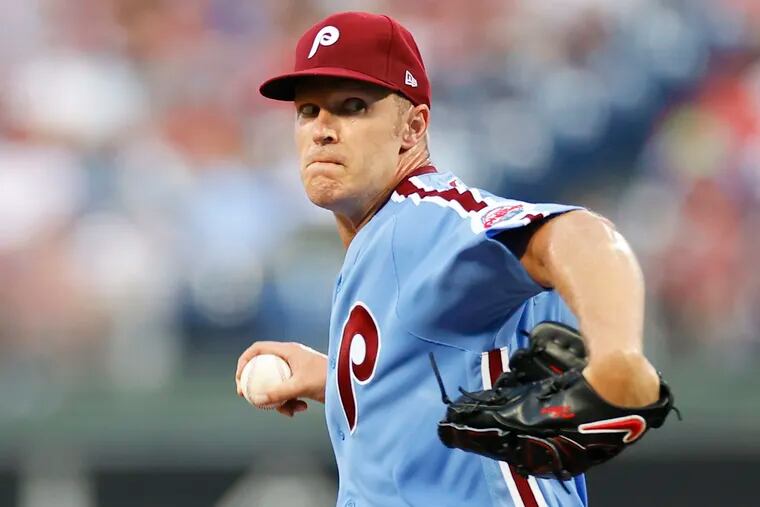 Noah Syndergaard wins his rain-shortened Phillies debut, 5-4, over the Nationals