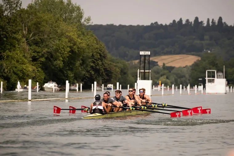 The Temple eight competes at the Henley Royal Regatta. Ryan Brandenberg /Temple University