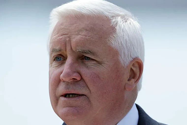 Pa. Gov. Tom Corbett and his three most recent predecessors - Tom Ridge, Mark Schweiker, and Ed Rendell - joined Saturday in an appeal to Pennsylvania lawmakers to end their deadlock over transportation funding,


A Franklin and Marshall/ Daily News poll shows that Republican voters are increasingly abandoning the guv. The poll also found confusion about Obamacare.