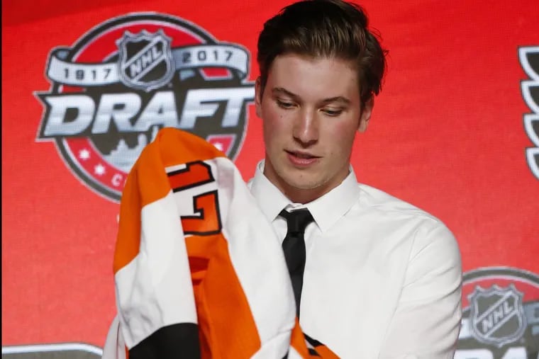 First-round draft pick Nolan Patrick’s first practice with the Flyers has been delayed again.