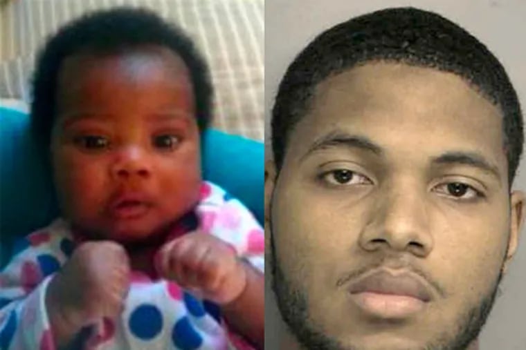 Police believe that the body of an infant found along the Raritan river on Saturday may be that of 3-month-old Zara Malani-lin Abdur (left), who was tossed off a bridge by her father, Shamsid-Din Abdur-Raheem.