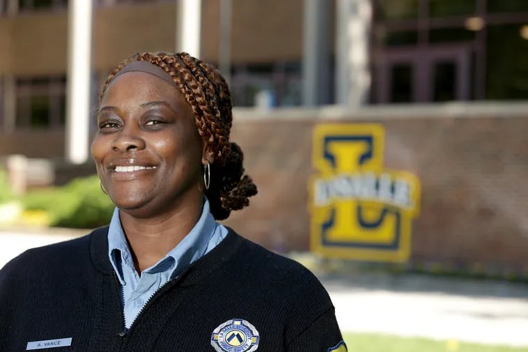 Aliya Vance, a public safety officer at La Salle University, has another title with the university: graduate. She got her bachelor's in social work in May and is among millions of older adults who continued to persevere and get their degrees.