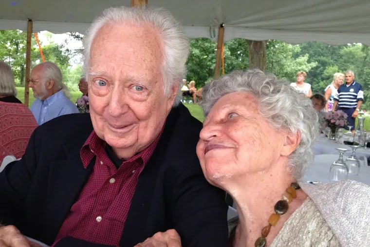 Doug and Marlene Robinson at the wedding of Linda Austin, a longtime friend, in July 2014.