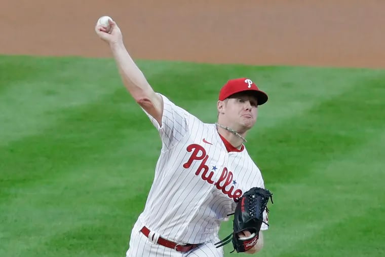 Phillies pitcher Chase Anderson is coming off the third-shortest start of his 175-start major-league career Sunday against the Toronto Blue Jays.