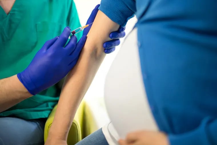 Experts recommend that pregnant women get the flu shot and Tdap.