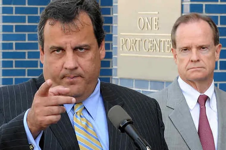 Gov. Christie plans to nominate the embattled chief of the Delaware River Port Authority John Matheussen (right) to serve as a judge, despite an FBI probe into non-transportation spending.