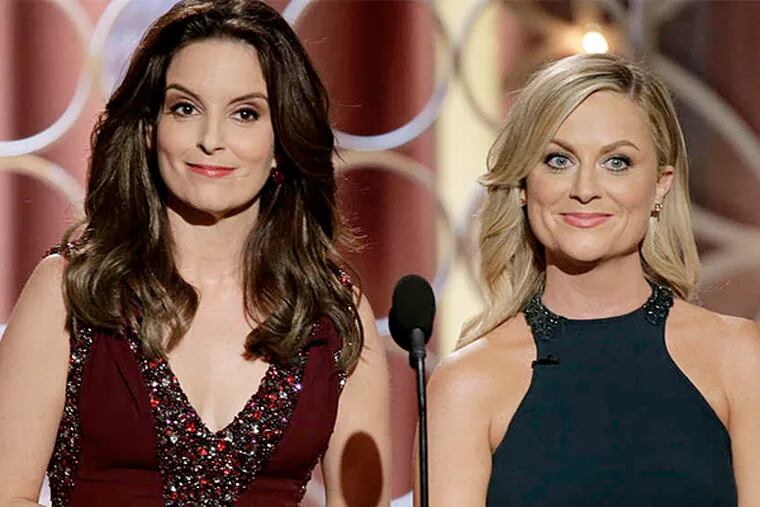 Look for Golden Globe laughs from Tina Fey (left) and Amy Poehler. (NBC)