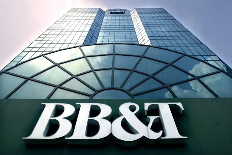 BB&amp;T plans to expand its presence in Philadelphia.