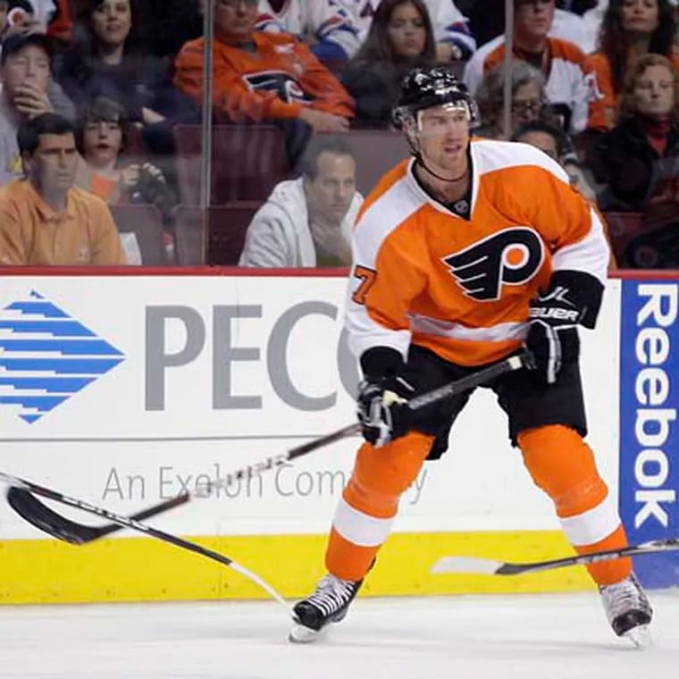 Former Flyer Jeff Carter was one of the NHL's top goal scorers during his heyday.