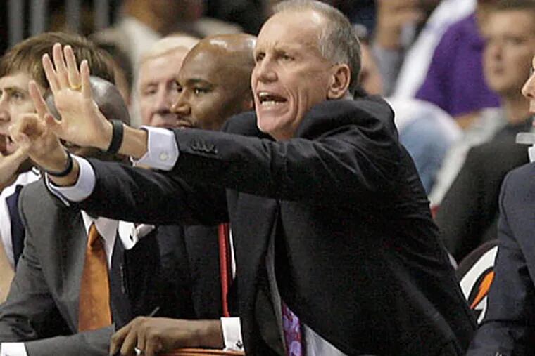 "My first year was sort of a bust," 76ers coach Doug Collins said about his playing days. (Yong Kim/Staff file photo)