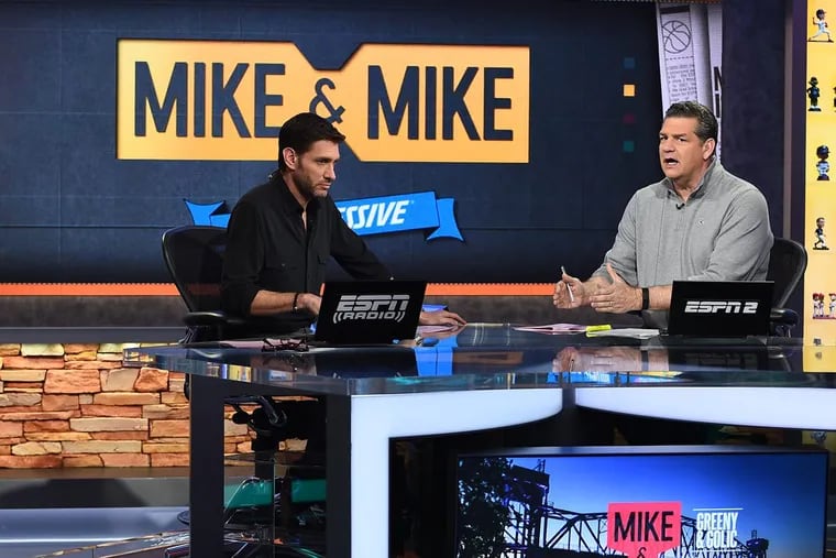 ESPN has announced that Mike &amp; Mike, featuring Mike Greenberg (left) and Mike Golic, will officially end November 10.