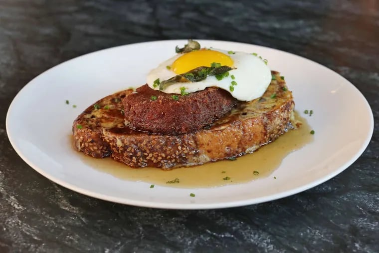 The scrapple French toast at Kensington Quarters.