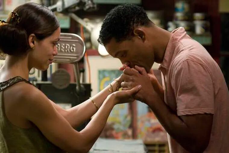 No spoilers: Will Smith and Rosario Dawson in &quot;Seven Pounds,&quot; a film with a jigsaw-puzzle story for viewers to fit together. We&#0039;ll say no more.
