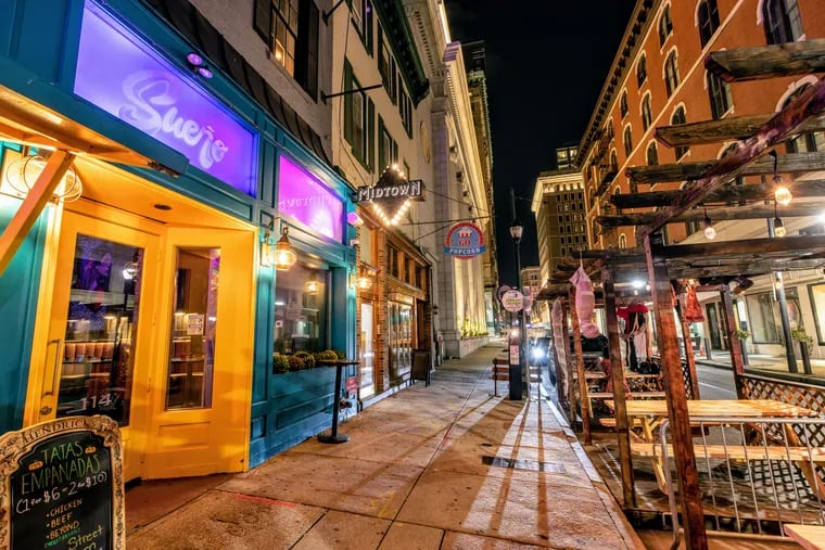 Streeteries give Center City Streets a European feel and have helped save local businesses.