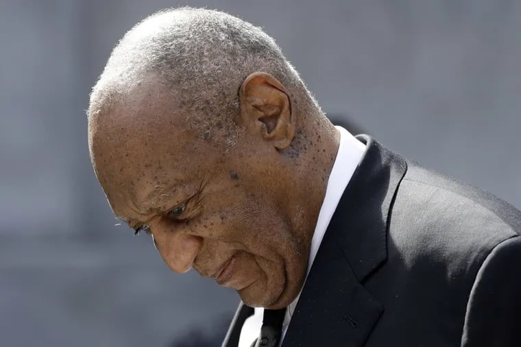 Bill Cosby departs a March 6 pretrial hearing in his sexual assault case at the Montgomery County Courthouse in Norristown.