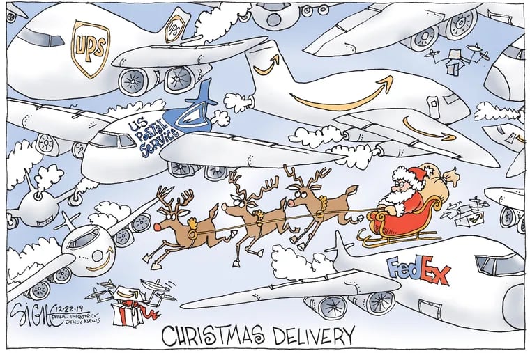 Santa's tough sledding through Amazon, FedEx and other delivery services
Christmas Delivery