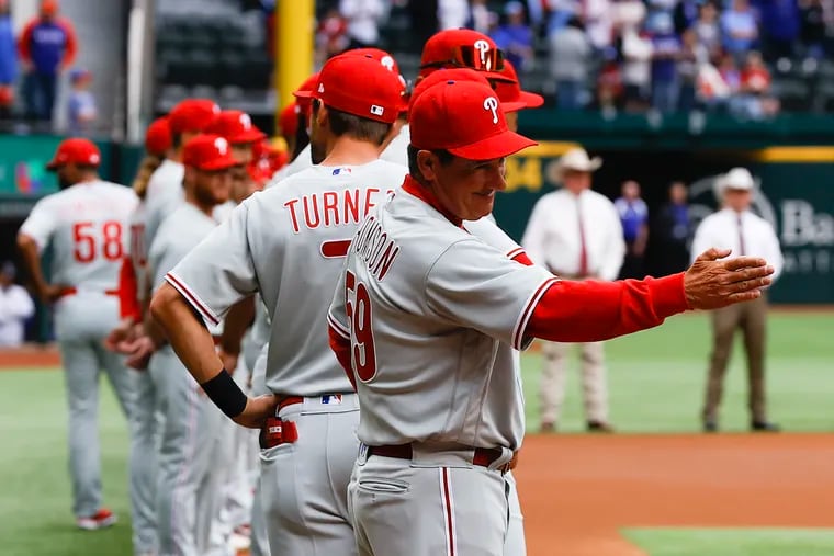 Rob Thomson's Phillies opened the 2023 season getting swept by the Rangers on their way to a 25-30 start.