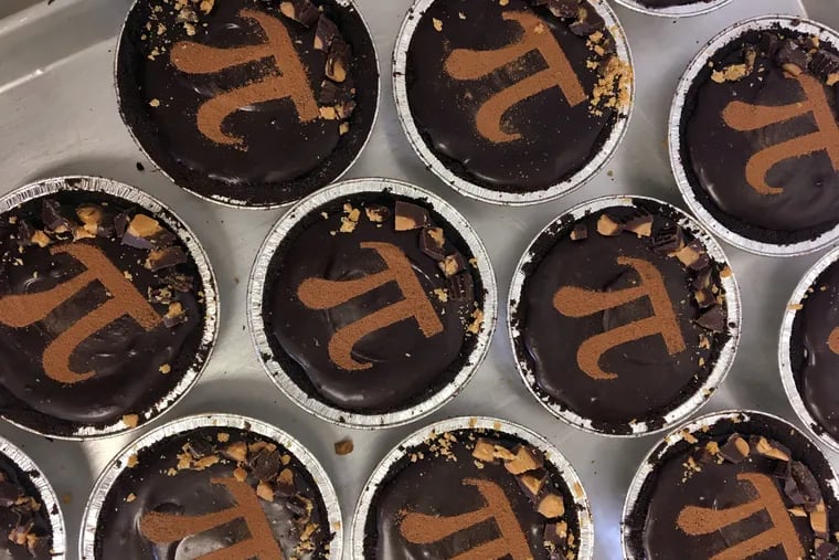 On Pi Day, Crust Vegan Bakery is offering mini and full-size peanut butter cup pies for pickup (10 a.m. to 2 p.m.) at its kitchen in Manayunk.