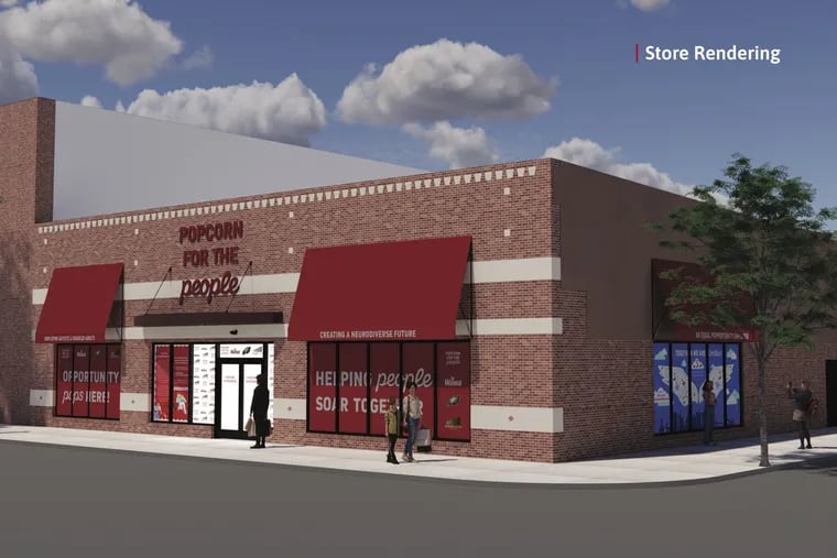 Wawa, the Eagles Autism Foundation, and Popcorn for the People announced Sunday that a popcorn facility will open on Ninth and South Streets. The facility will stand where a Wawa was shuttered in 2021.