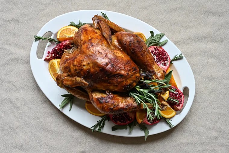 This turkey recipe, inspired by pernil, is the author's father's.