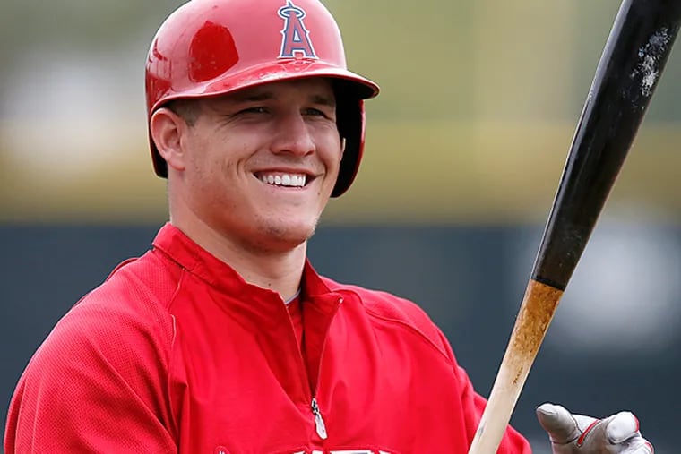 The Angels' Mike Trout. (Ross D. Franklin/AP)