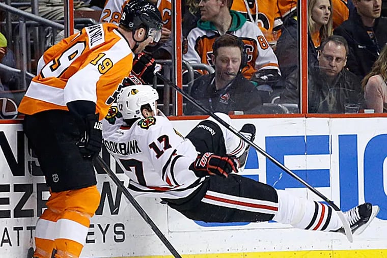 The Flyers' Scott Hartnell. (Matt Slocum/AP)