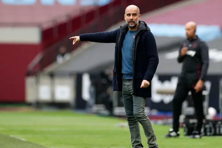 Manchester City manager Pep Guardiola (Paul Childs - Pool/Getty Images/TNS)