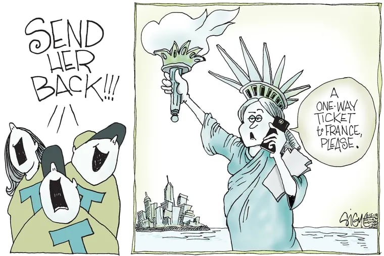 Signe cartoon
TOON15
Statue of Liberty