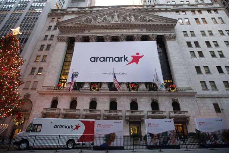 Joseph Neubauer sold shares worth $27.3 million in Aramark's public offering in December 2013.