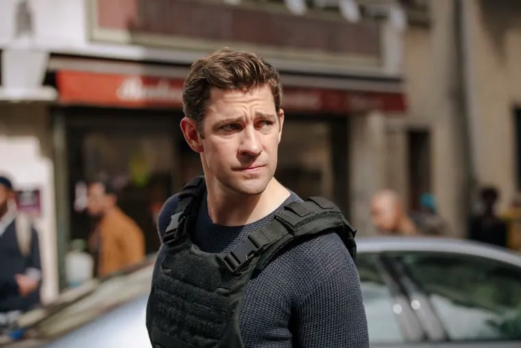 John Krasinski stars as the  title character in "Jack Ryan,"  a new Amazon series based on the characters in the novels of Tom Clancy