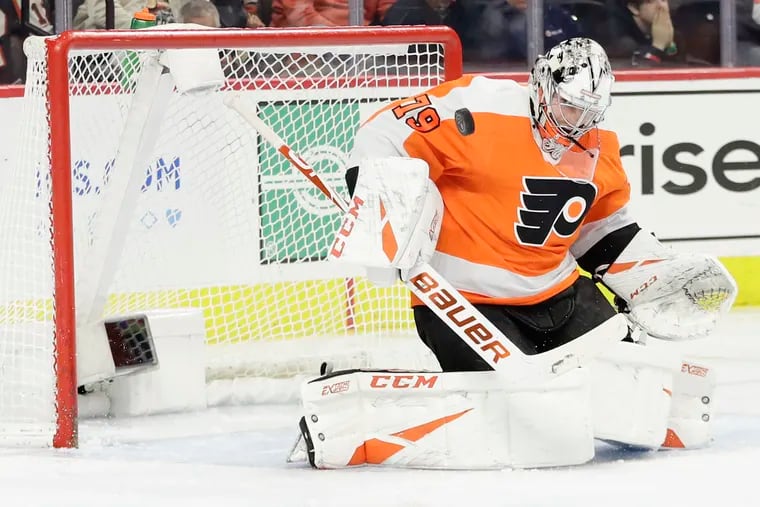 Carter Hart and the Flyers will try to even up their conference semifinal series at one game apiece on Wednesday (3 p.m., NBCSN).