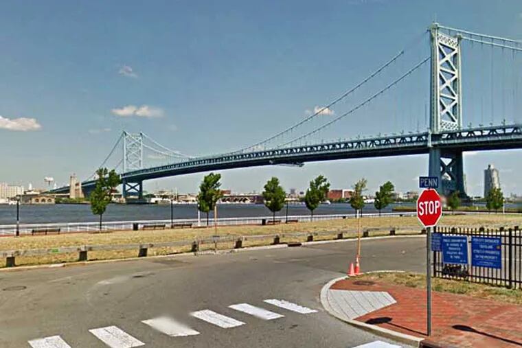 View of Camden waterfront near Campbell Field. The 76ers landed a 10-year, $82 million tax break in June to open a practice facility and administrative offices in the area. (Google Maps)