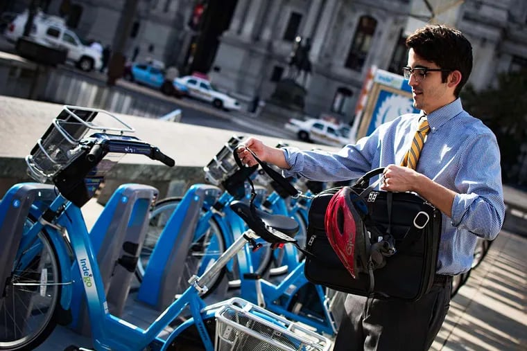 Bob McDermott, a research fellow at Temple University, says Philadelphia's Indego bike-sharing program is "the easiest way to get around."