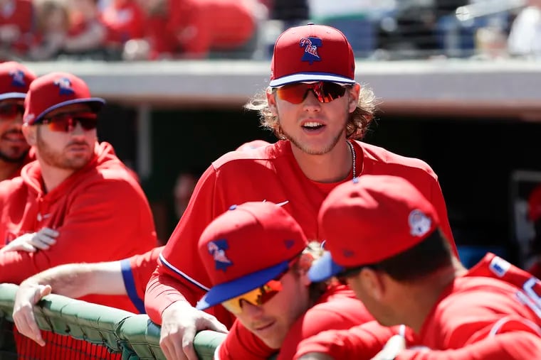 Phillies top prospect Alec Bohm hit 21 home runs in the minor leagues last year.