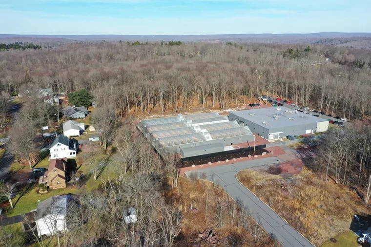 The Standard Farms marijuana grow facility is situated near homes in the Poconos town of White Haven.