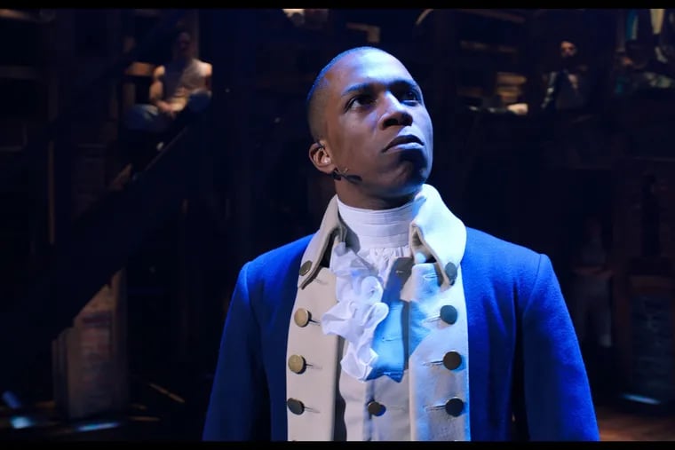 Leslie Odom Jr. as Aaron Burr  in the filmed version of the original Broadway production of "Hamilton," which will premiere on the streaming service Disney+ on July 3.