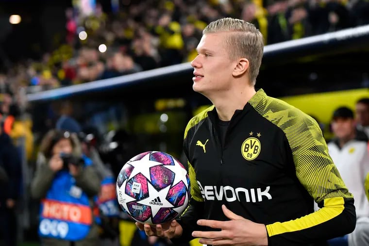 Borussia Dortmund's Erling Braut Håland is the hottest phenom in global soccer right now.