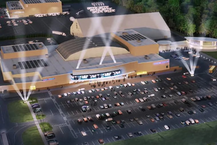 An artist's rendering of the $85 million Sun Center Studios film production site to be built in Delaware County. The state will reimburse the developer $10 million upon completion.