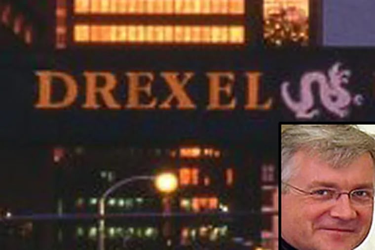Poul Thorsen, inset, a medical doctor and Ph.D., was an adjunct professor at the Drexel University School of Public Health before resigning Tuesday amidst allegations he misused appropriations.