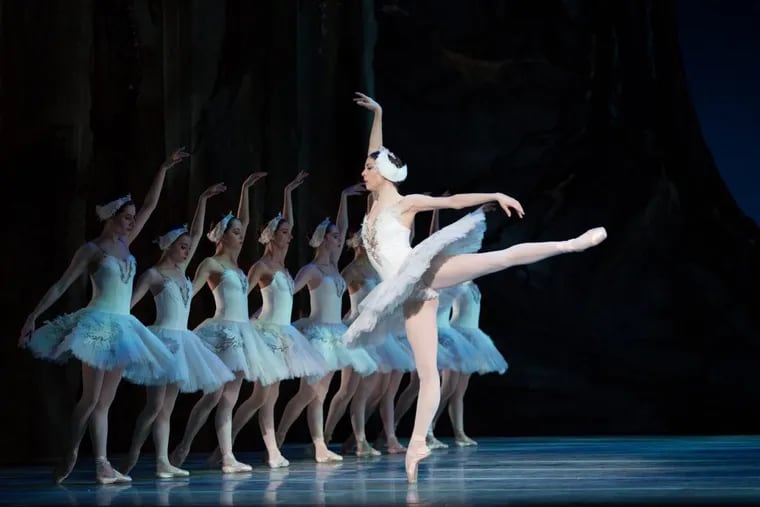 Dayesi Torriente in Pennsylvania Ballet's &quot;Swan Lake.&quot;