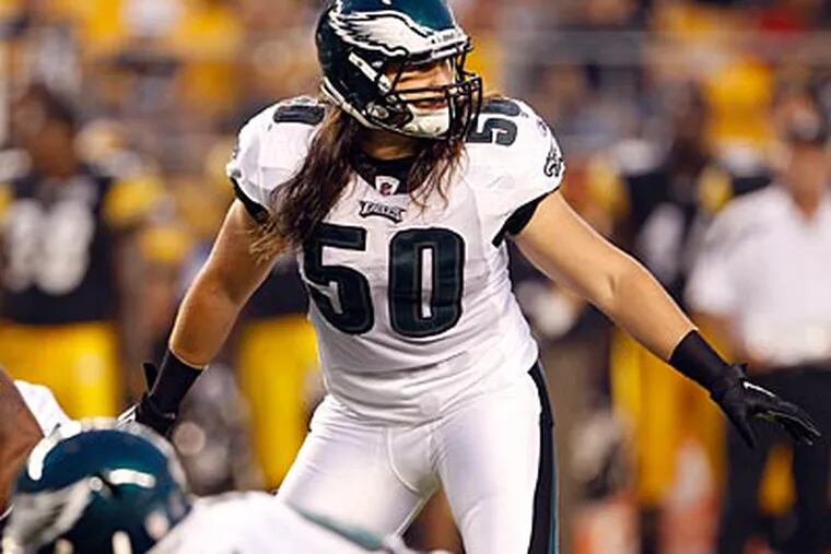 The Eagles drafted linebacker Casey Matthews in the fourth round of the 2011 NFL Draft. (Yong Kim/Staff Photographer)