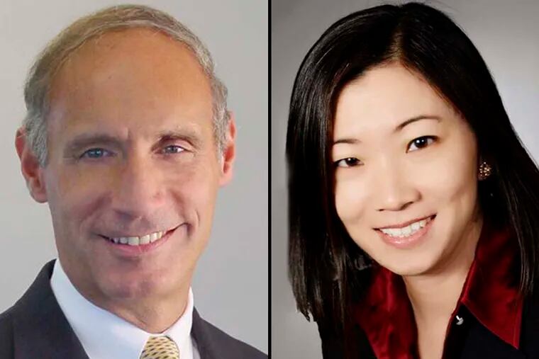Anthony J. Conti (left) and Jessica (Xi) Chen.