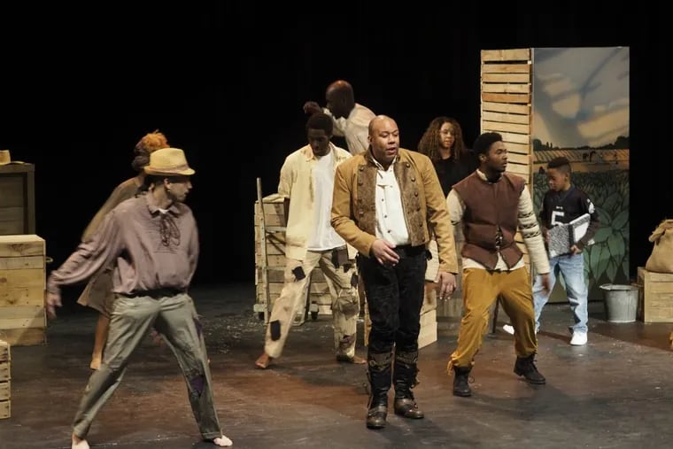 “Dice Raw” Jenkins and company in “Henry Box Brown,” through Feb. 17 at Bonnell Auditorium, Community College of Philadelphia.