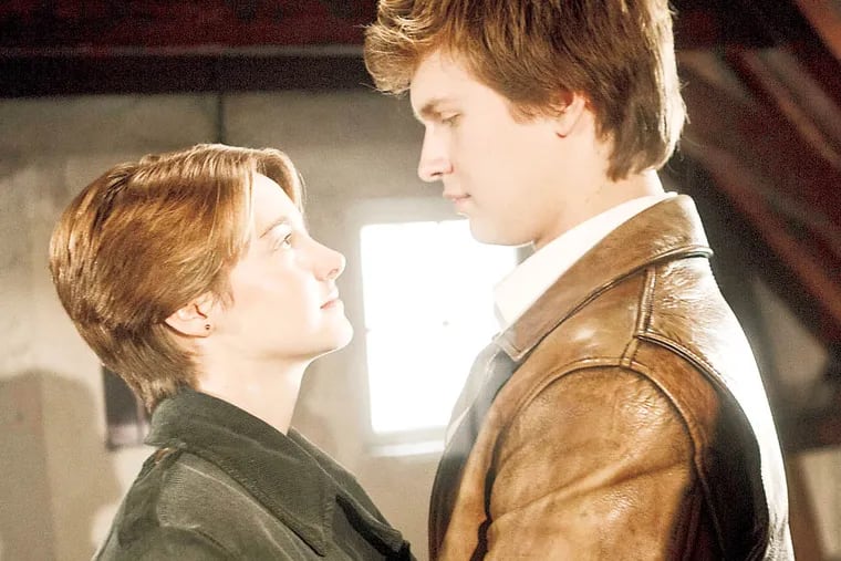 Ansel Elgort, right, and Shailene Woodley appear in a scene from "The Fault In Our Stars."