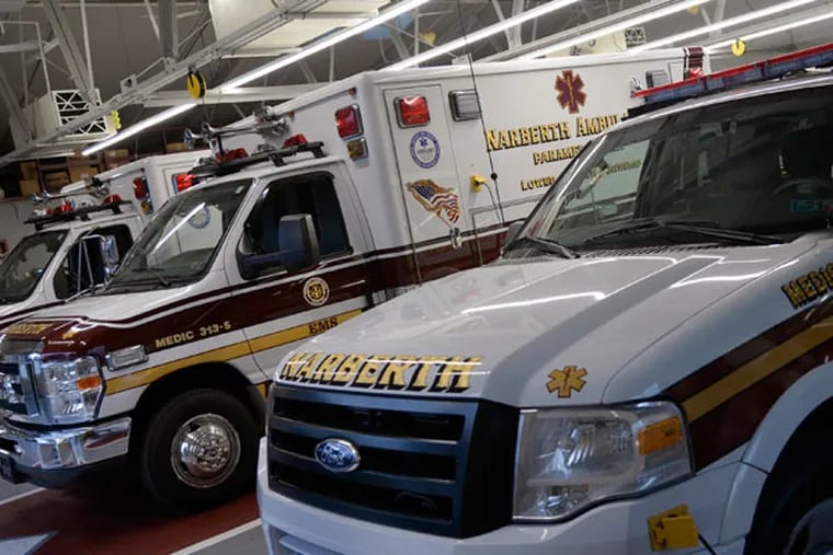 Volunteer ambulance companies have struggled as training costs and requirements have risen. The pay for professionals lags. (TOM GRALISH/Staff Photographer)