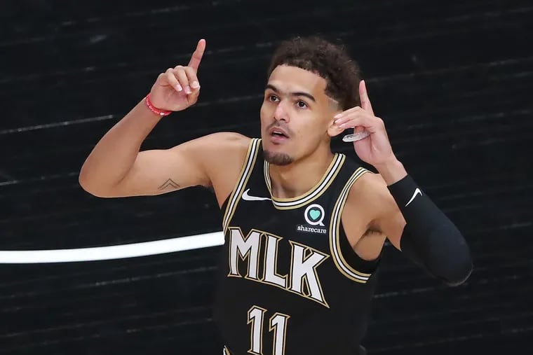 Atlanta Hawks guard Trae Young can cause problems for the Sixers.