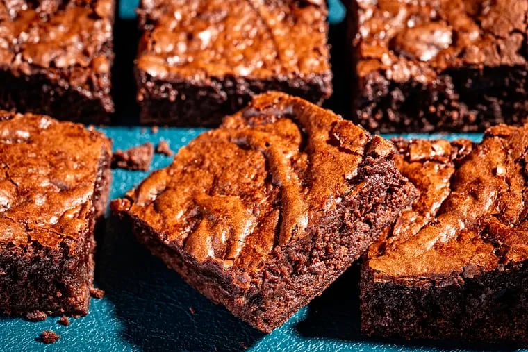 Vegan Brownies. MUST CREDIT: Scott Suchman for The Washington Post; food styling by Lisa Cherkasky for The Washington Post