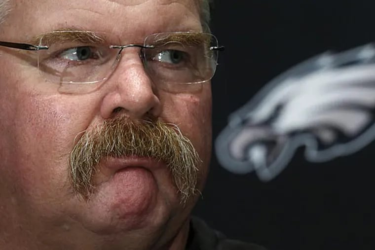 Eagles coach Andy Reid. (Matt Rourke/AP)